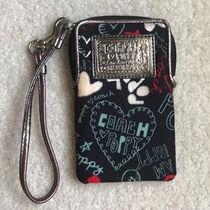 Coach Poppy Collection Wristlet